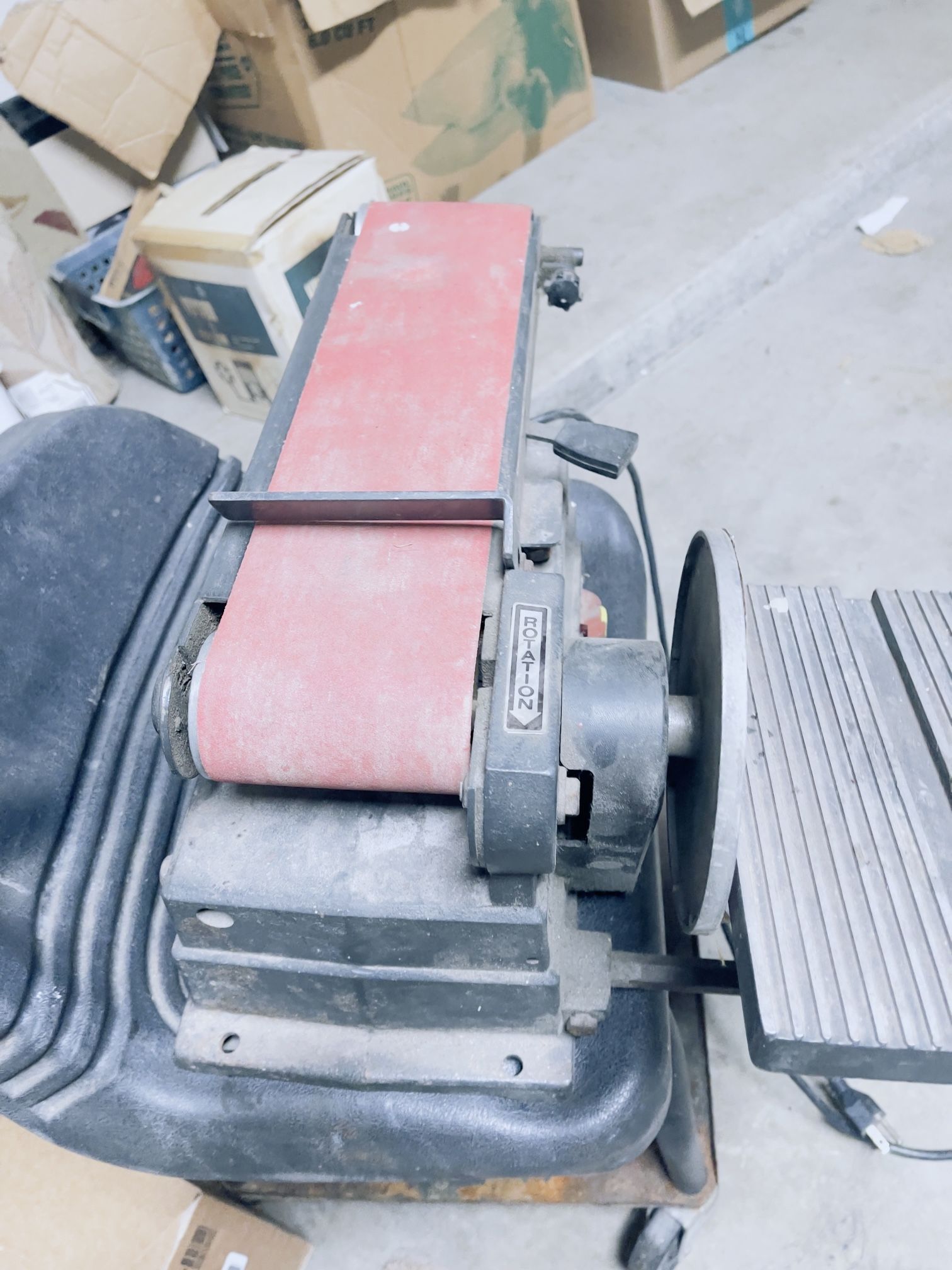 Heavy Duty, Solid State, Craftsman Sander, Belt, And Wheel