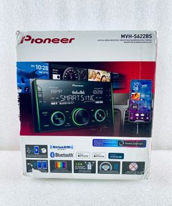 New Other Pioneer Double Din Color Changing Car Stereo With Bluetooth & USB Port, Black