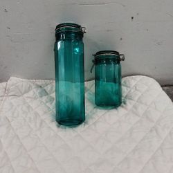 Emerald Green Jars