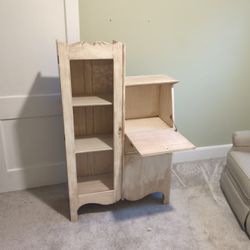 Antique cabinet desk