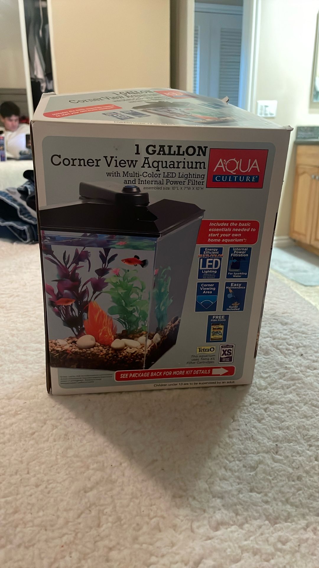 LED One Gallon Aquarium