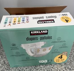 Kirkland Signature Diapers Size 4, 193 out of 198 Count