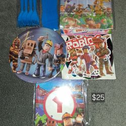 Roblox Party Supplies 