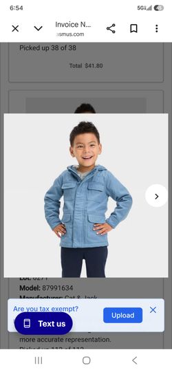 Cat & Jack Boys' Blue Hooded Jacket