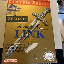 Zelda II: Adventure of Link complete in box nintendo 