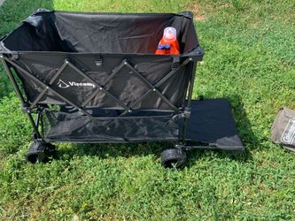 Heavy Duty Wagon Cart – Foldable Double-Layer Design – New $60