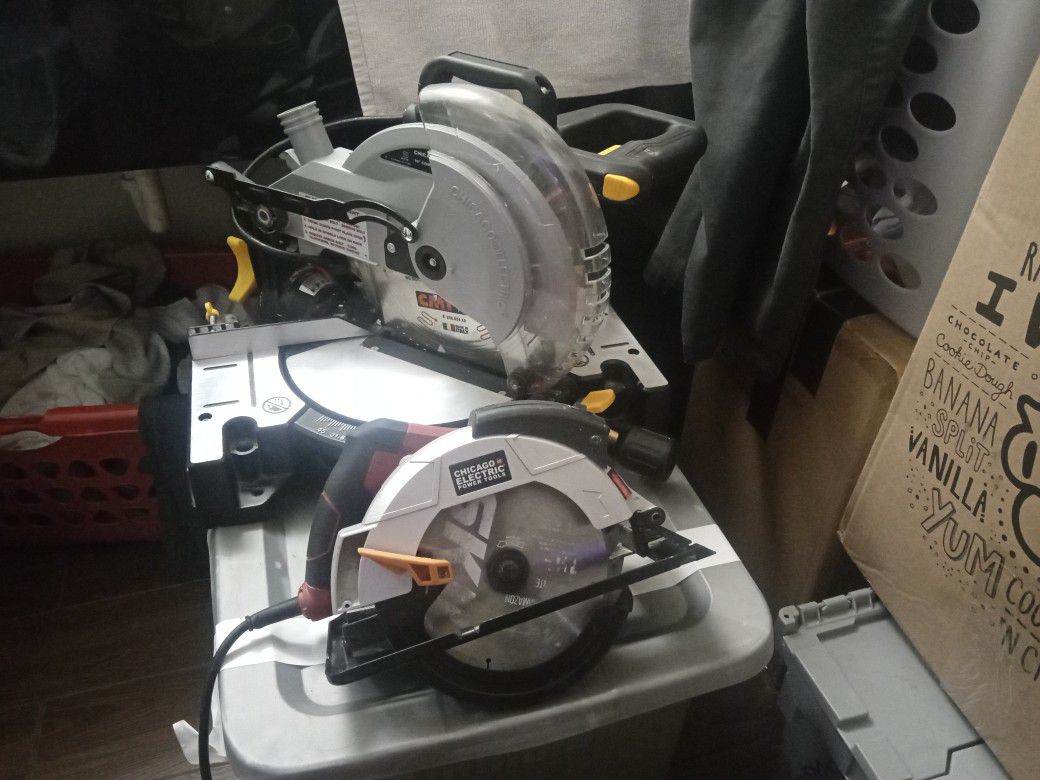 Chicago Circular Saw /And Chicago Chop Saw 
