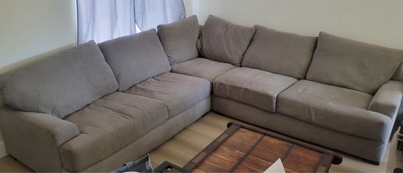 Sectional grey couch