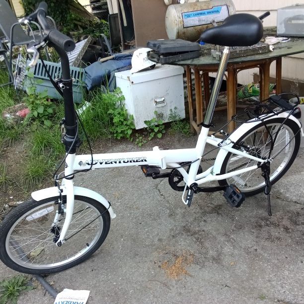 Great Folding Bicycle Camping RV Trails Portable Adults