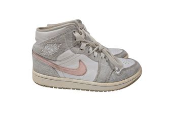 Nike Air Jordan Grey/Pink High Tops Womens Size 6