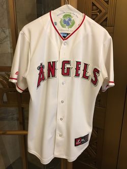 100% Authentic Angels Pujol Baseball Jersey size S