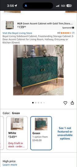 Boyel leaving sideboard cabinet