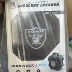 2 Raiders Bluetooth Speakers Brand New