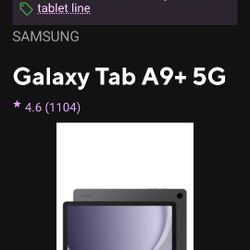 $$120 FIRM / Metro T-Mobile Samsung Galaxy Tab A9+ 5G /  Brand NEW Only Opened To AddLine