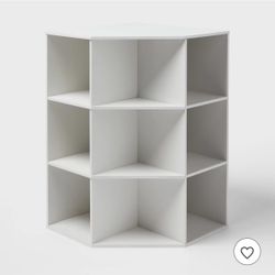 White shelving Unit