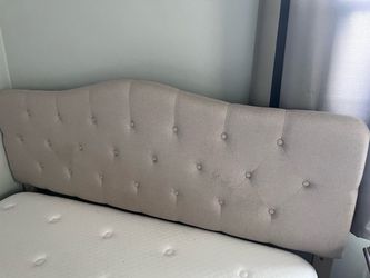 Bed with headboard