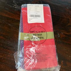 New Color Craft Set Of 12 Multicolored Cotton Napkins