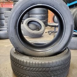 🔥 (2) 265 50 20 Bridgestone Alenza All Season Tires 
