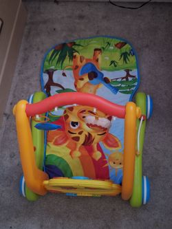 Infant tummy time mat play center