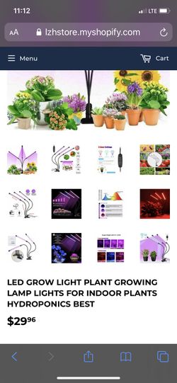 Three prong clip on flower light