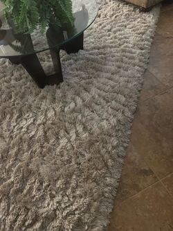 6 by 9 Safavieh brand shag rug good condition