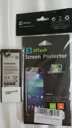 Samsung Note 5 replacement battery and screen protectors