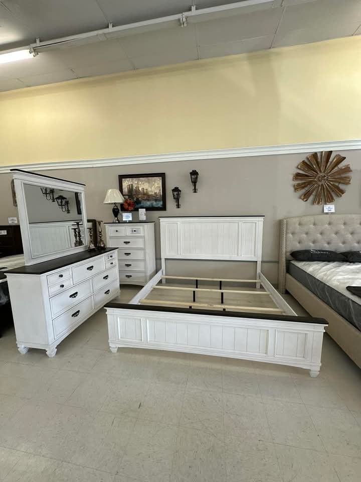 $10 Down Finance Bedroom Set Queen/King Bed Mattress Power Reclining Sofa Loveseat Sectional Couch Sleeper Dining Room Set Bunk Bed Vanity Set