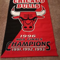 Chicago Bulls Championship Banner