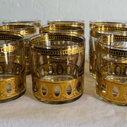 Vintage Antigua culver glasses