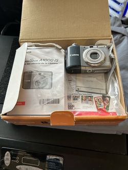 Canon PowerShot A1000 IS Digital Camera with Box