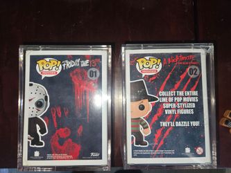 Funko Pop Movies Jason & Freddy #01 #02 Set