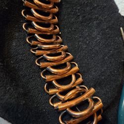 vintage solid copper bracelet