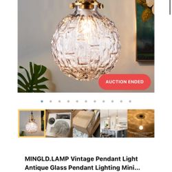 Antique Pendant Light 