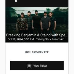 Breaking Benjamin Tickets 
