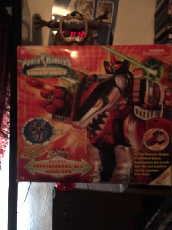 Collectible power ranger time force deluxe Quantasaurus Rex megazord