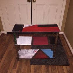 Abstract Three Layer Table