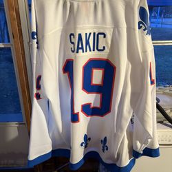 ‘94-‘95 Joe Sakic Quebec Nordiques “C” Jersey