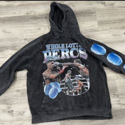 Whole Lotta Percs Boxing Hoodie Sz Small