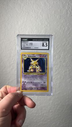 Alakazam base set holo cgc 8.5