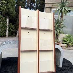 Mid Century Modern Wall Mounted Magazine Rack Holder Peter Pepper 