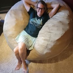 Giant bean bag chair