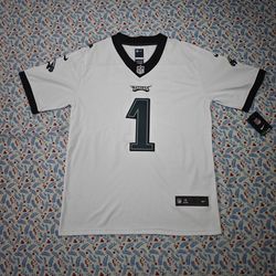 Nike Jalen Hurts White Hawks White Jersey No. 1 