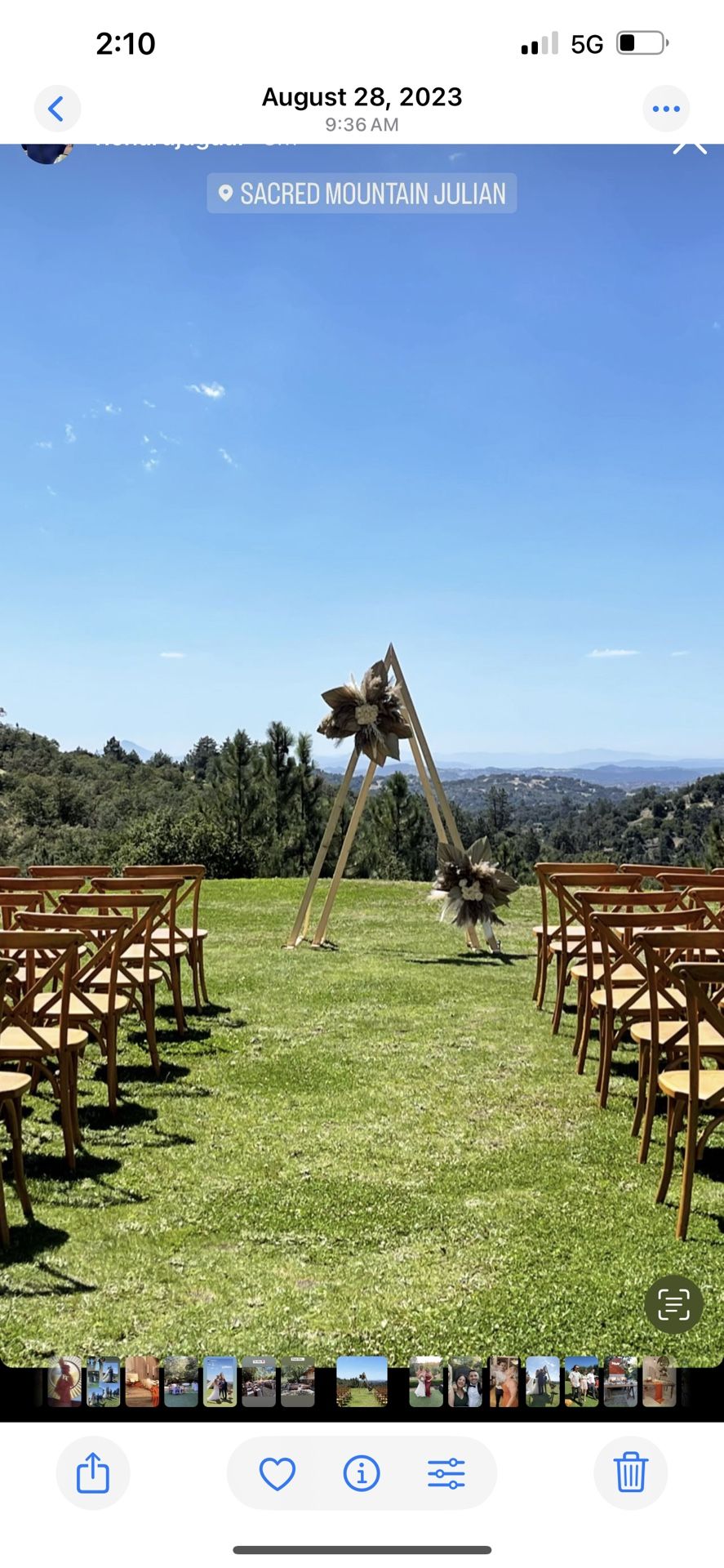 2 Tiered Wedding Arch