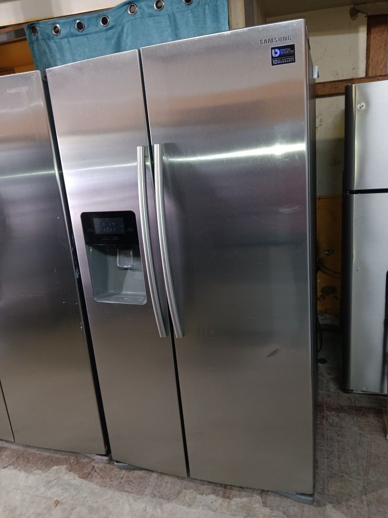 Samsung Refrigerator Stainless Steel 📍📍The ice machine is not working📌📌