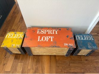3 Piece Storage Chests