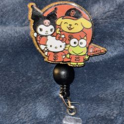 Giants Sanrio Badge Reel