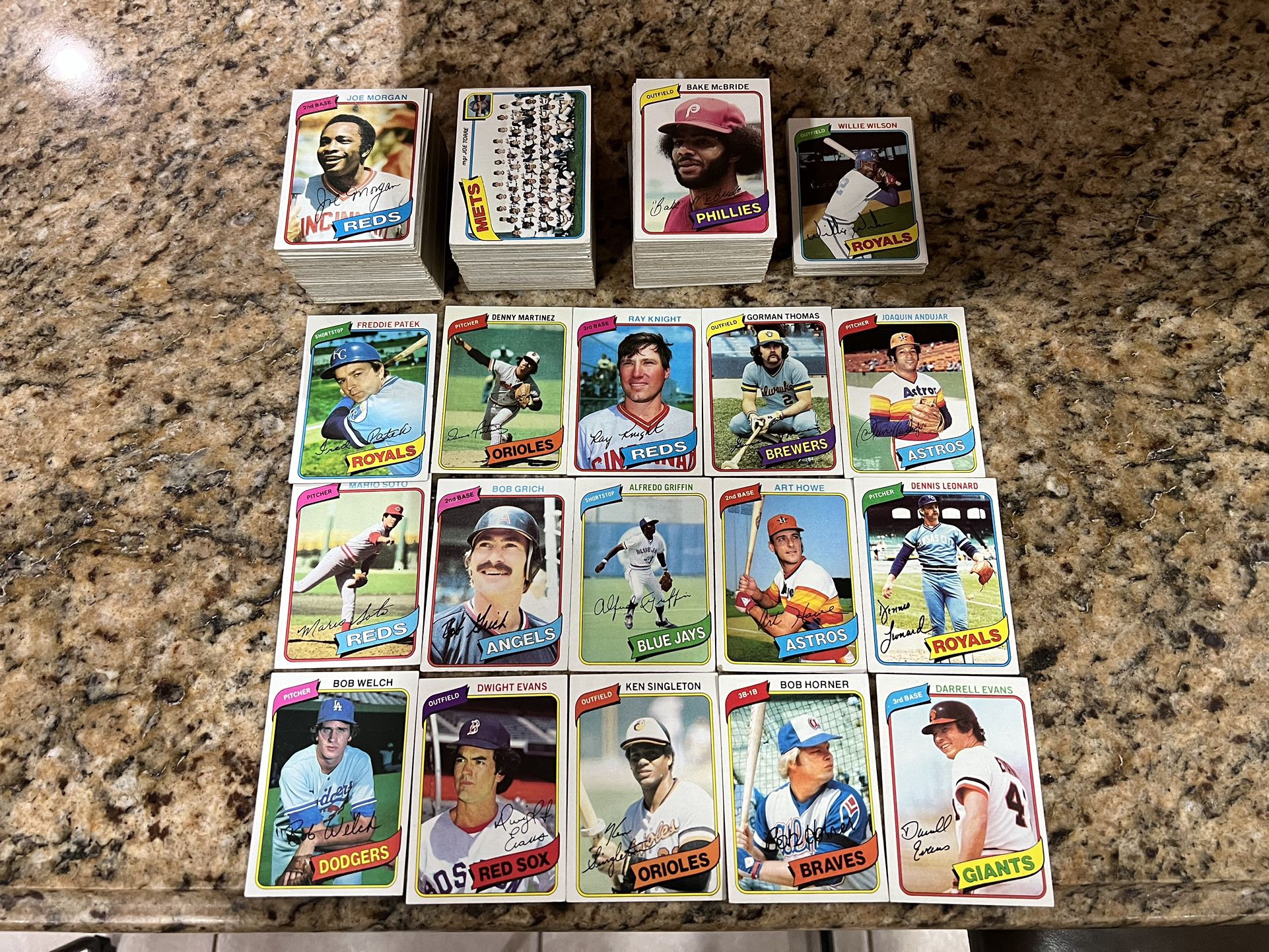 1980 Topps Baseball Card (333 Vintage Cards) ⚾️⚾️ 