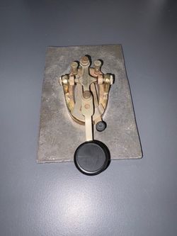 Antique Morse Code Telegraph Key