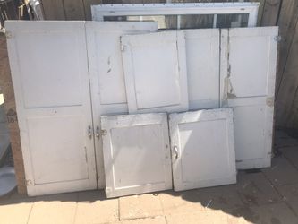 Cabinet doors 2-48/19 1/2”. 3-45/18”. 2-24/19 1/2
