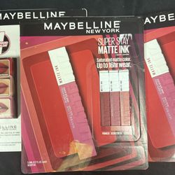 Maybelline Super Stay Matte Ink Liquid Lipstick Set (3 Shades)